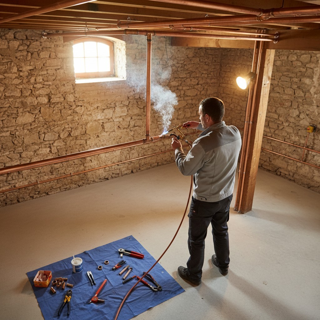 Projet de Travaux d'installation d'eau et de gaz (plomberie) - Photo 1